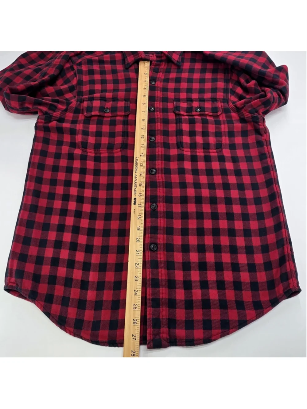 Polo Ralph Lauren Men's L Plaid Knit Flannel Overshirt Red Black Stretch $198